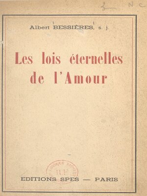 cover image of Jésus et l'âme contemporaine (13). Les lois éternelles de l'amour